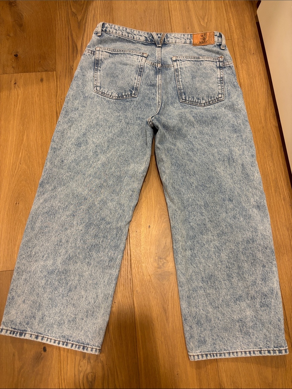 We The Free Deep Trance Wide Leg Boyfriend Jeans